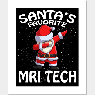 Santas Favorite Mri Tech Christmas Posters and Art